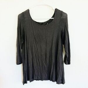 American Eagle 3/4 Striped Shirt